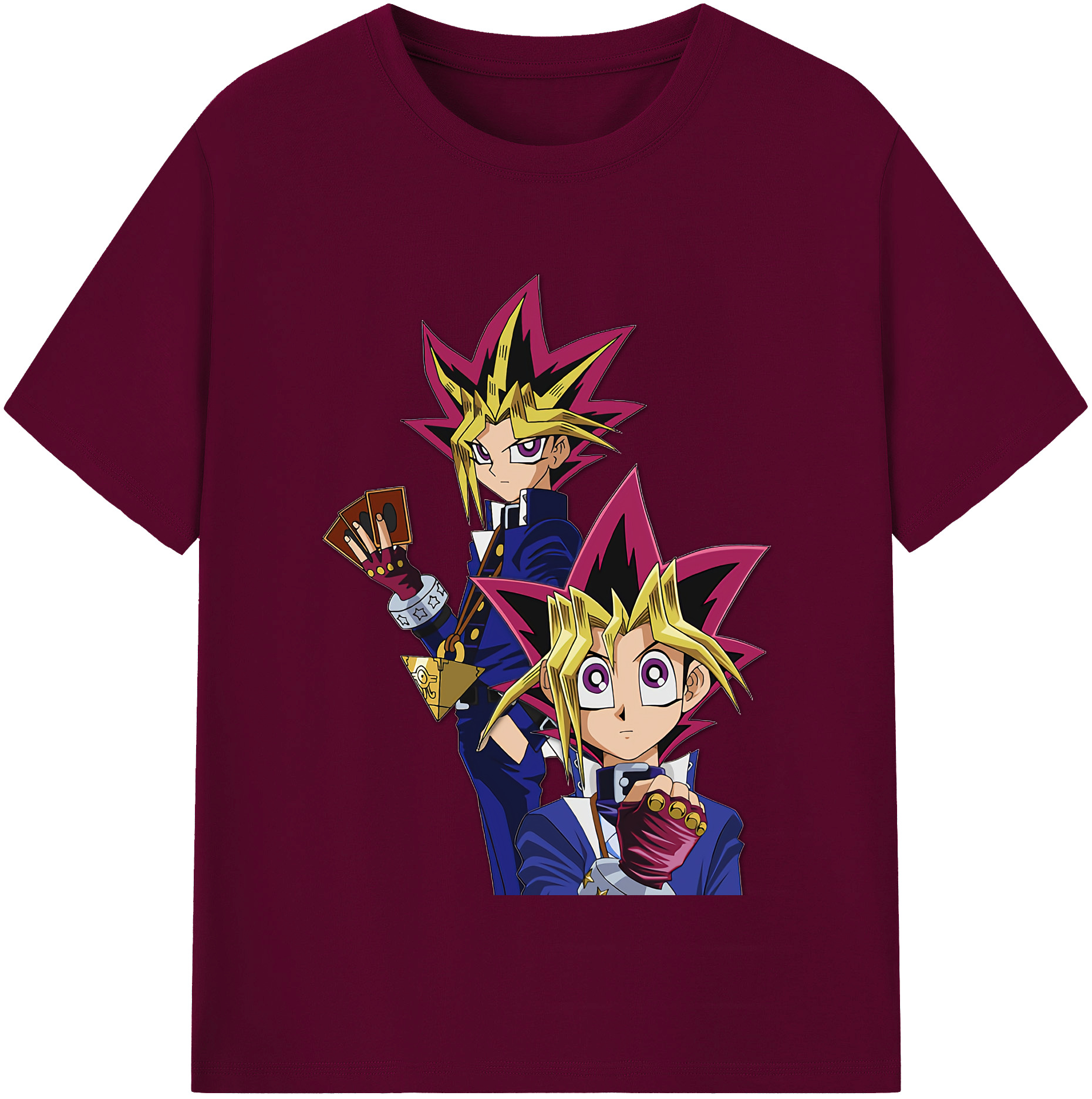 （画像用） 遊☆戯☆王 Yu-Gi-Oh! レディースカジュアルプリントTシャツ（綿100％）